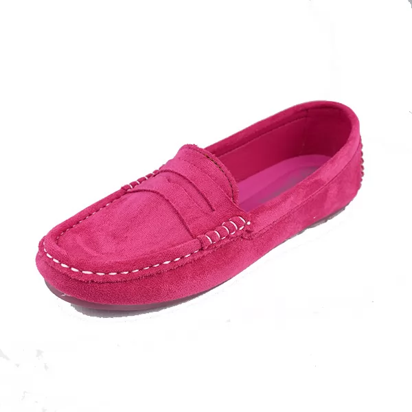 Mocassin pour femme M2023 rose daim ...........   sandale médicale femme confortable Maroc